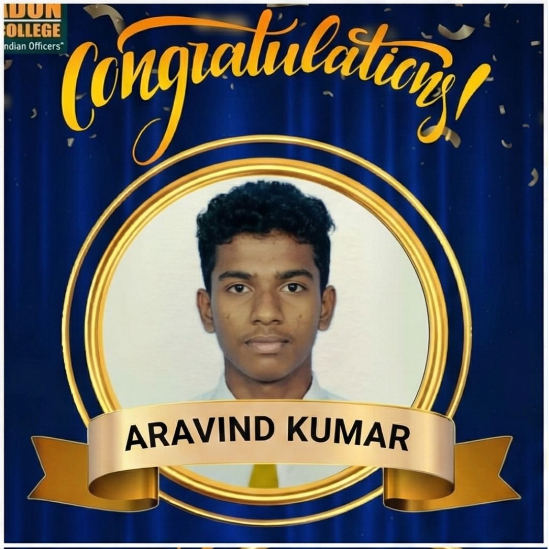 Aravind Kumar - Congratulations Selection