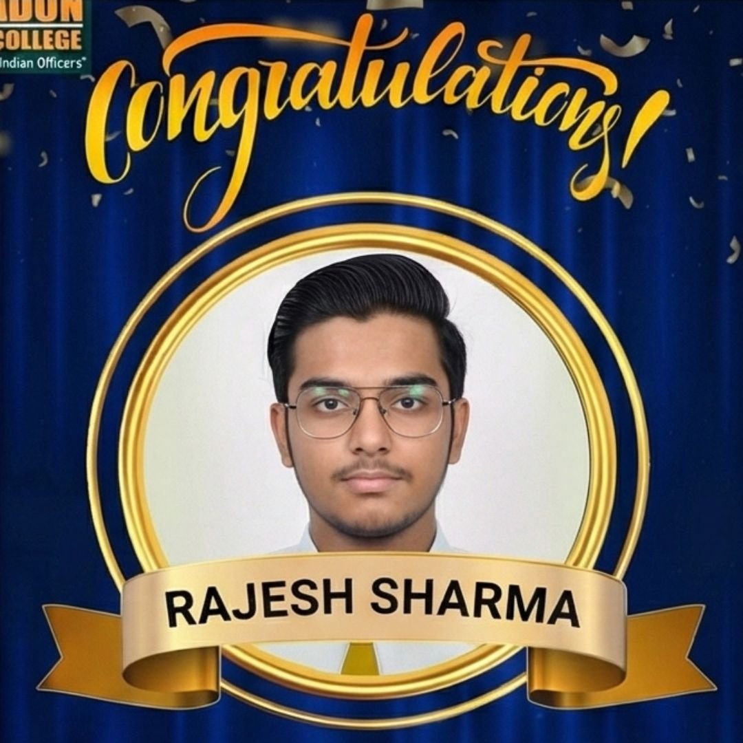 Rajesh Sharma - Congratulations Selection