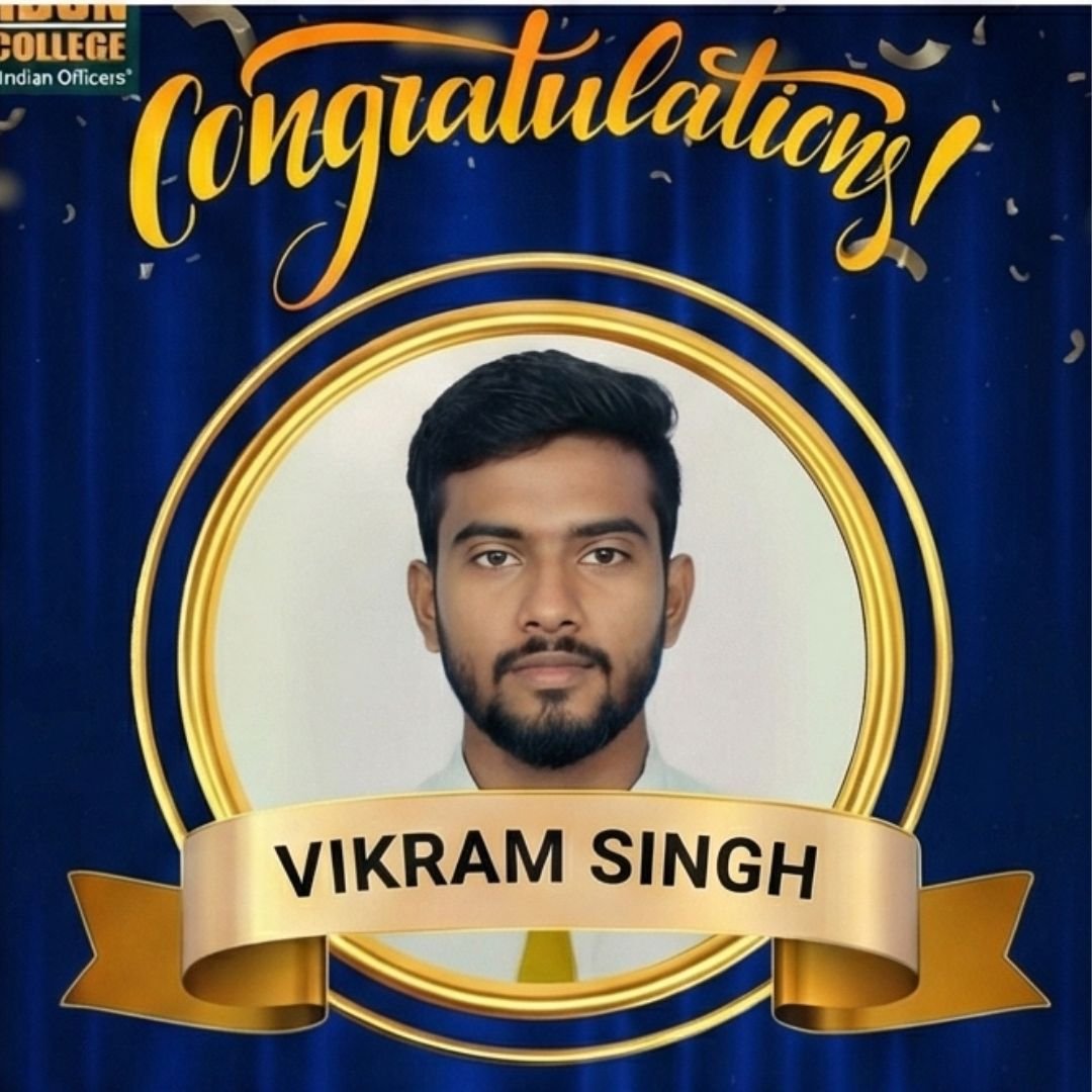 Vikram Singh - Congratulations Selection